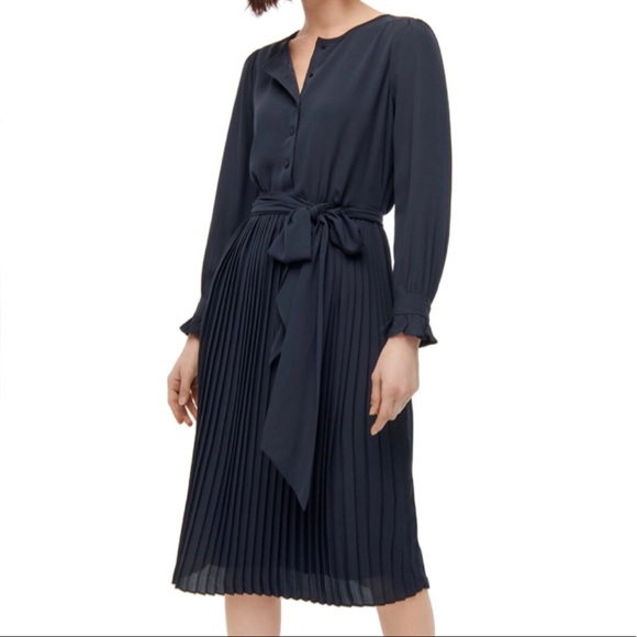 j crew tie front pleated dress Womens J. Crew Tie Front Pleated Dress Neon